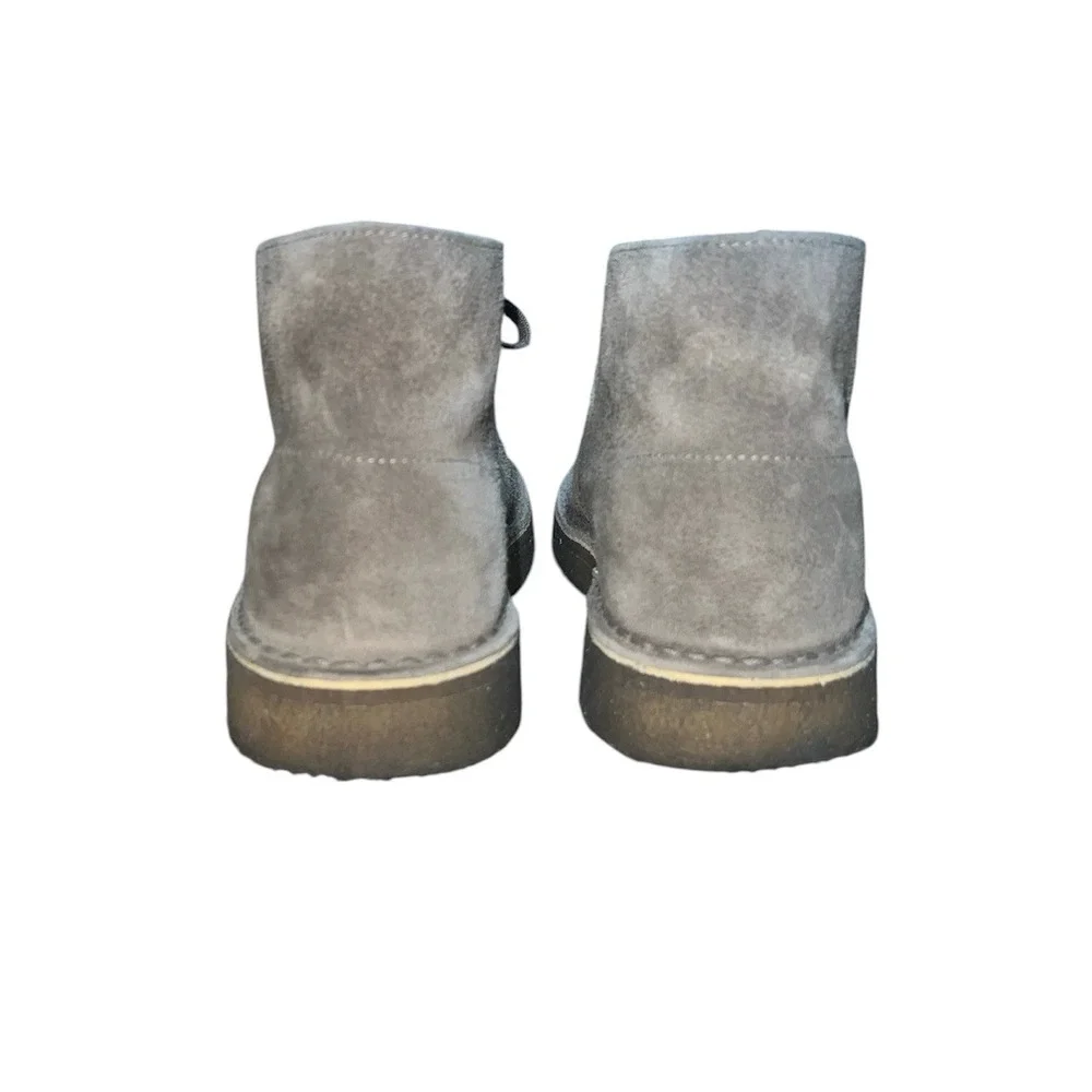 Clarks Originals Desert Boot Mens Size 9 Grey Suede Chukka Crepe Sole 11826
